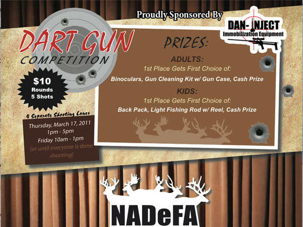 Dan-Inject Dart Guns Sponsors The NADeFA Darting Contest March 17, 2011