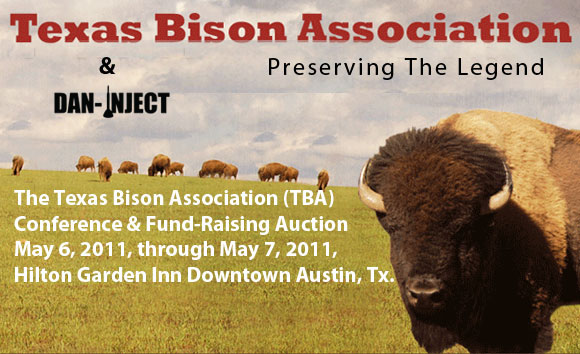 Dan-Inject Dart Guns Will Be At The Texas Bison Association Conference